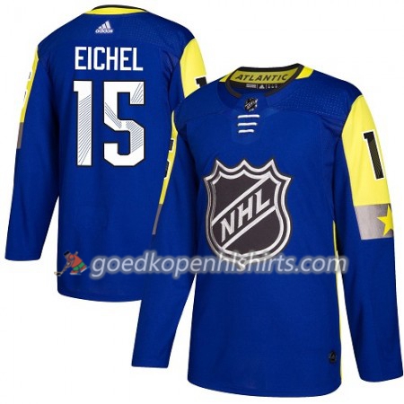 Buffalo Sabres Jack Eichel 15 2018 NHL All-Star Atlantic Division Adidas Royal Blauw Authentic Shirt - Mannen